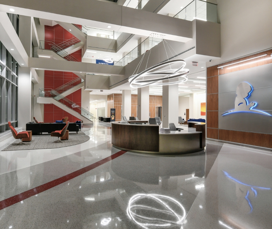 st. jude research center and hospital lobby